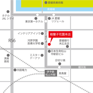 花園町本店MAP
